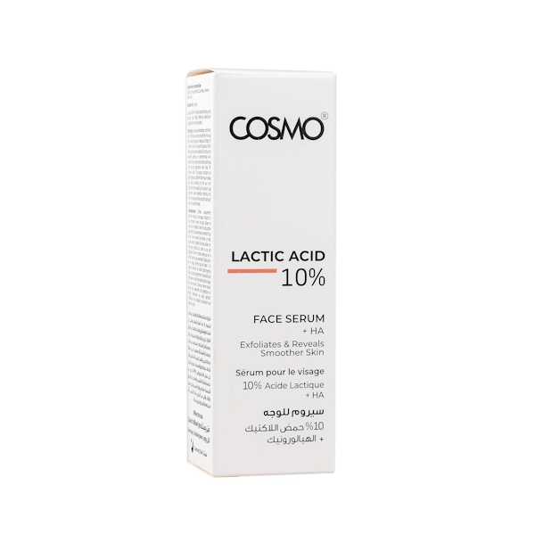 SÉRUM FACIAL COSMO LACTIC ACID 10% 30ML