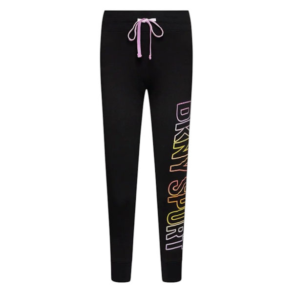 PANTALÓN DEPORTIVO FEMENINO DKNY CROPPED OMBRE LOGO JOGGER