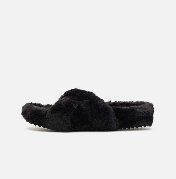 CALZADO CASUAL FEMENINO HUGO BOSS EVYA SLIDE FUR