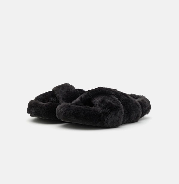 CALZADO CASUAL FEMENINO HUGO BOSS EVYA SLIDE FUR