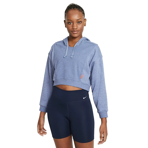 HOODIE DEPORTIVO FEMENINO NIKE DRI-FIT FLEECE CROPPED CON CAPUCHA