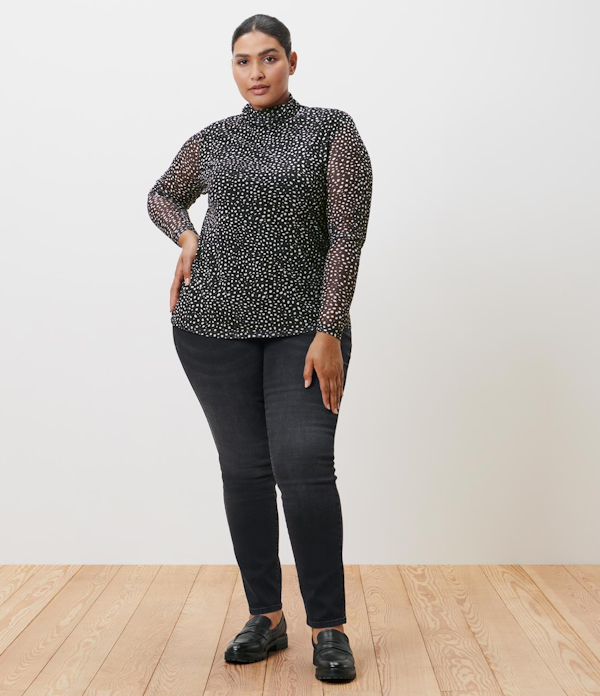 BLUSA FEMENINO TCHIBO MESH ROLL