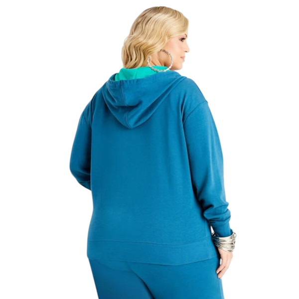 HOODIE FEMENINO CHAMPION PLUS CAMPUS FRENCH T CON CREMALLERA