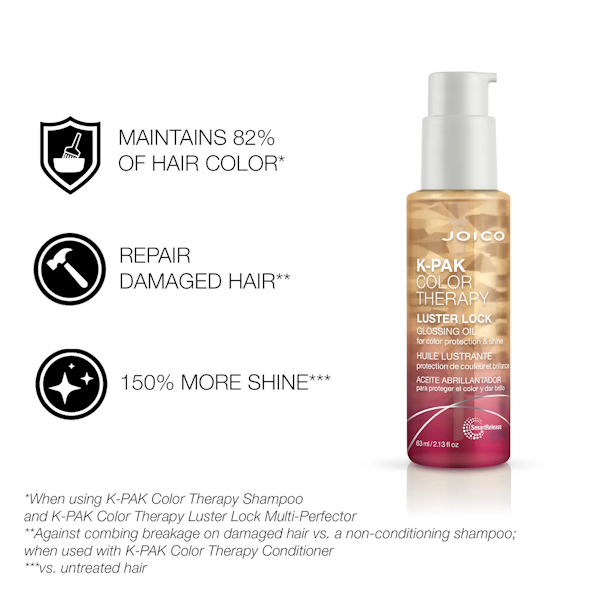 ACEITE CAPILAR JOICO K-PAK COLOR THERAPY LUSTER LOCK 63ML