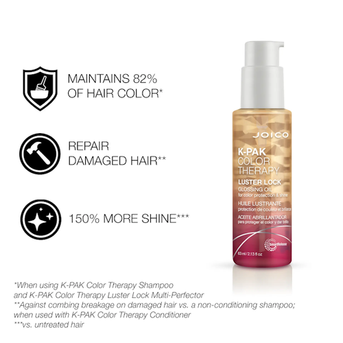 ACEITE CAPILAR JOICO K-PAK COLOR THERAPY LUSTER LOCK 63ML
