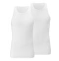 CAMISETA MASCULINO TCHIBO UNTER HEMDEN DE TIRANTES SET DE 2