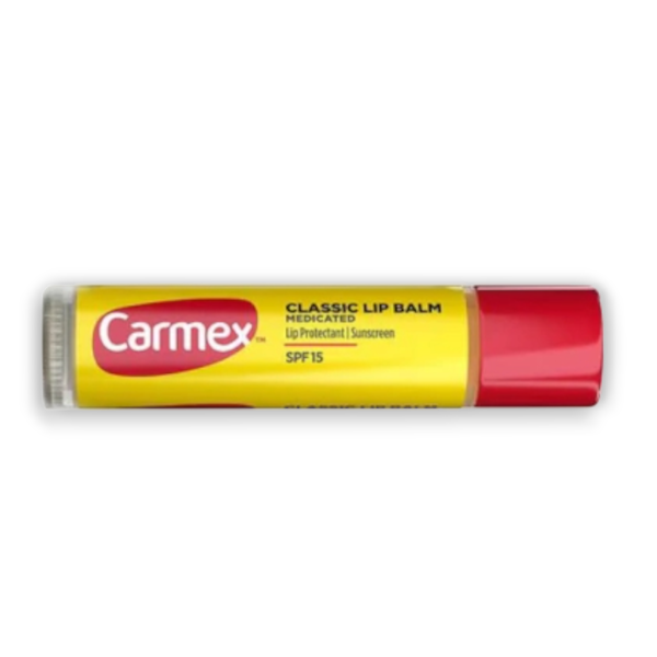 BÁLSAMO LABIAL CARMEX CLASSIC MEDICATED TRIPLE FORCE STICK SPF 15 4.25GR