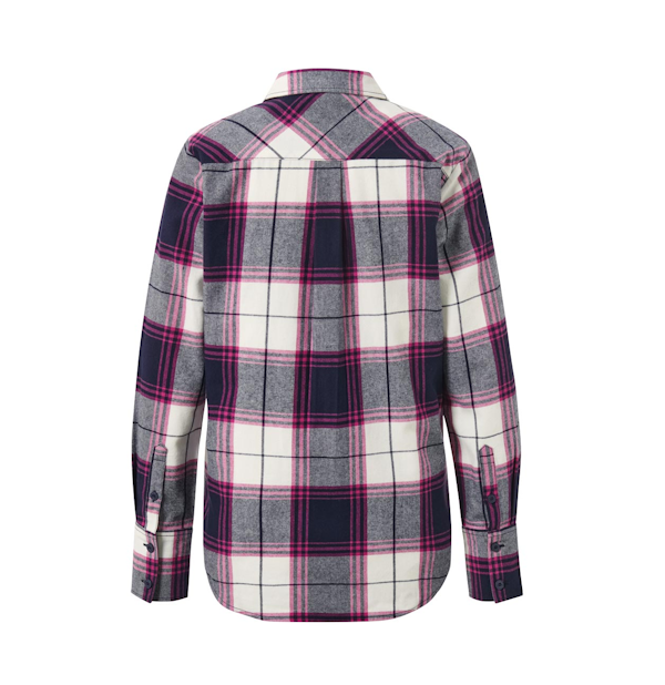 CAMISA FEMENINO TCHIBO KARO BLUSE MANGAS LARGAS