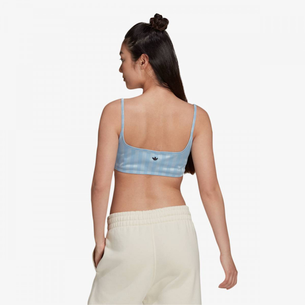 SUJETADOR DEPORTIVO FEMENINO ADIDAS STRIPED ZIP