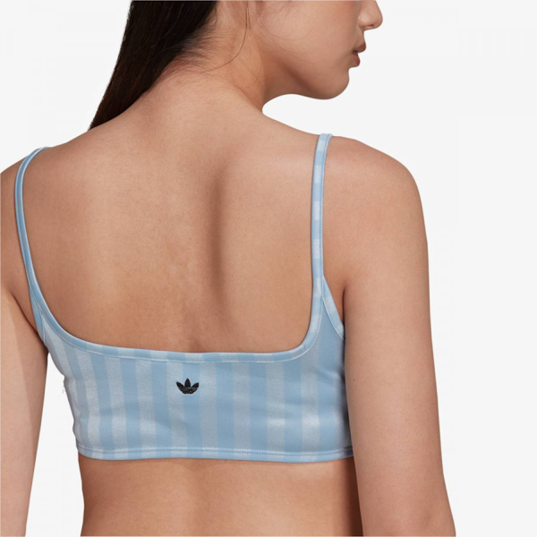 SUJETADOR DEPORTIVO FEMENINO ADIDAS STRIPED ZIP
