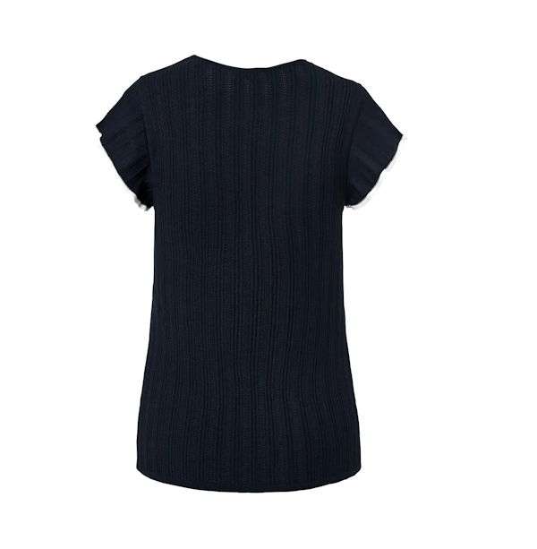 CAMISETA FEMENINO TCHIBO STRICK TOP MANGAS CORTAS
