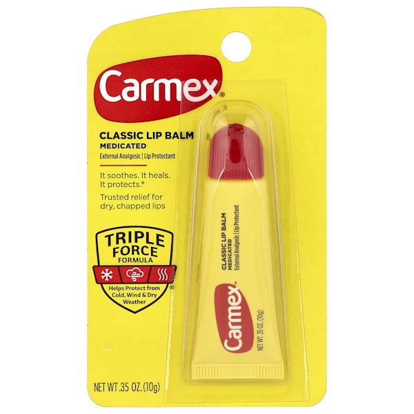 BÁLSAMO LABIAL CARMEX CLASSIC MEDICATED TRIPLE FORCE 10GR