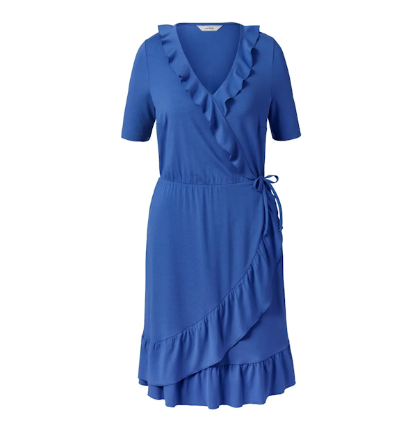 VESTIDO FEMENINO TCHIBO JERSEY KLEID CRUZADO