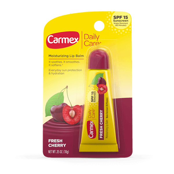 BÁLSAMO LABIAL CARMEX CLASSIC MEDICATED DAILY CARE SPF 15 FRESH CHERRY 10GR