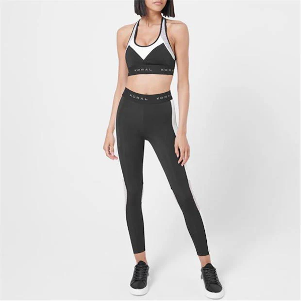 SUJETADOR DEPORTIVO FEMENINO KORAL EMBLEM VERSALITY BLACKOUT