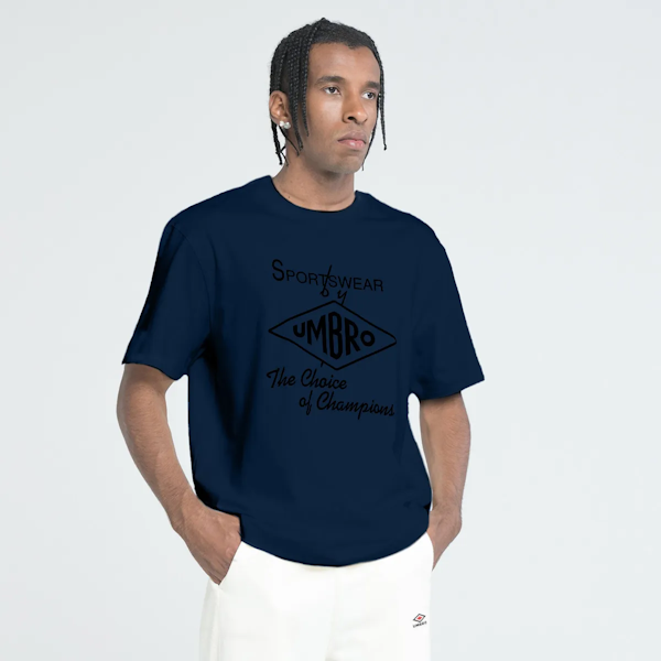 CAMISETA CASUAL MASCULINO UMBRO CHOICE OF CHAMPIONS MANGAS CORTAS