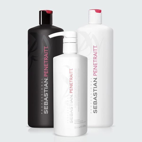SET CAPILAR SEBASTIAN PENETRAIT SHAMPOO + ACONDICIONADOR 1LT + MÁSCARA 500ML