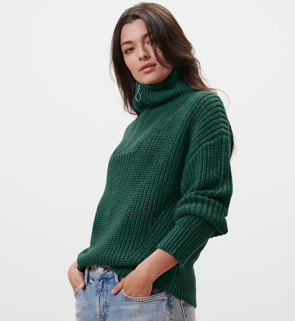 SUETER FEMENINO TCHIBO GROB STRICK TROYER