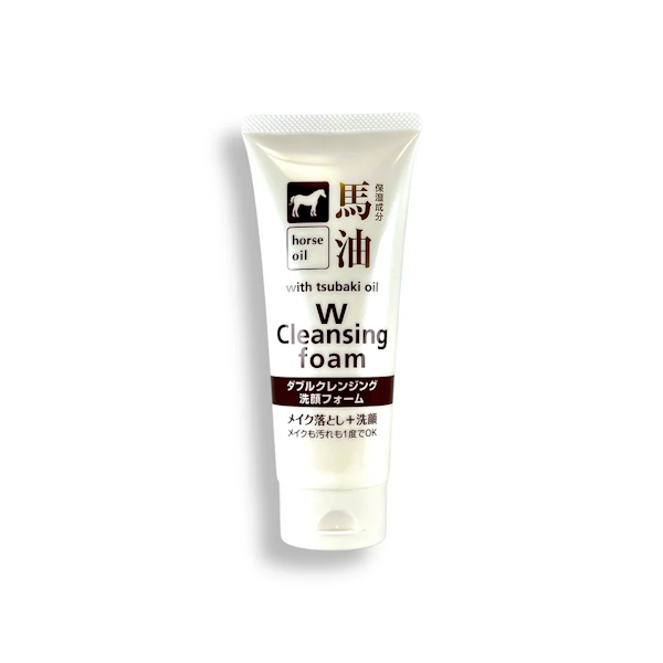 ESPUMA LIMPIADOR FACIAL KUMANO YUSHI HORSE OIL WITH TSUBAKI OIL 130GR