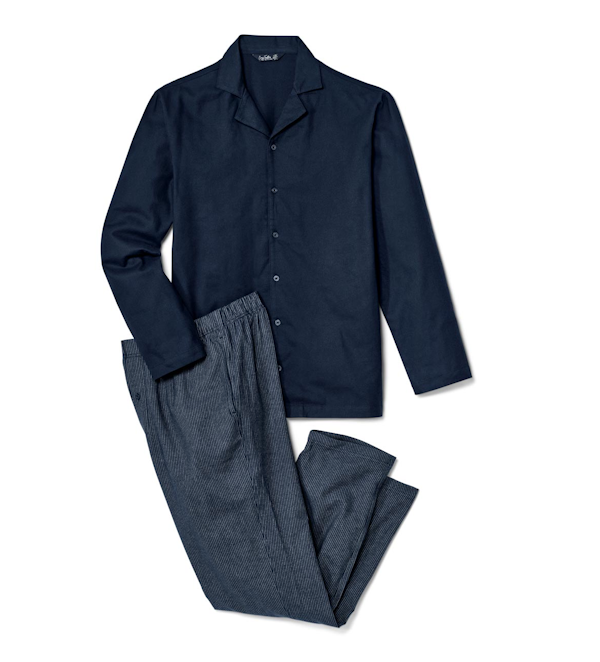 PIJAMA MASCULINO TCHIBO FLANELL CAMISA + PANTALÓN