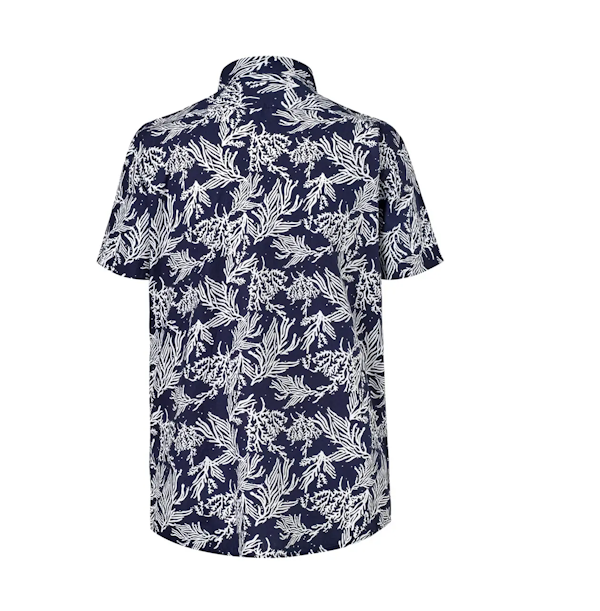 CAMISA MASCULINO TCHIBO ESTAMPADO MANGAS CORTAS