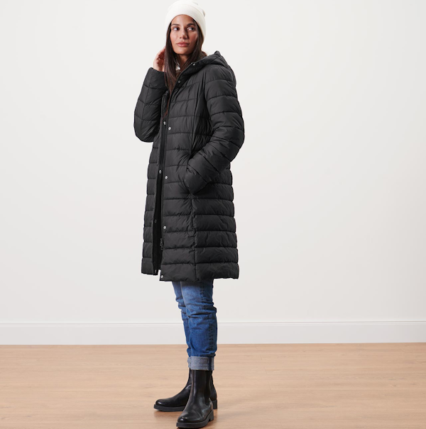 CHAQUETA FEMENINO THIBO STEPPMANTEL CON CAPUCHA