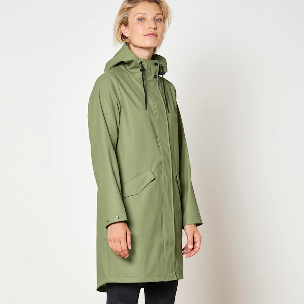 PARKA FEMENINO TCHIBO REGEN IMPERMEABLE