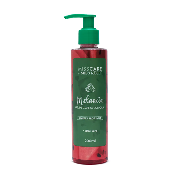 GEL LIMPIADOR CORPORAL MISS ROSE MISS CARE SANDÍA 200ML