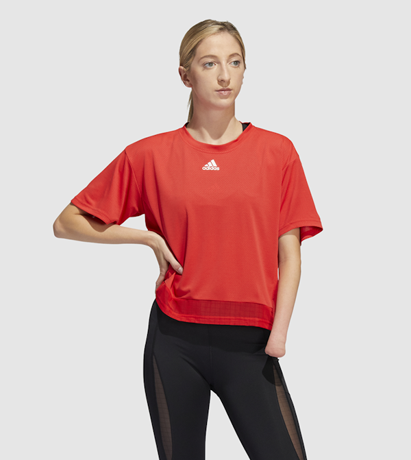 CAMISETA DEPORTIVO FEMENINO ADIDAS TRN T HEAT.RDY MANGAS CORTAS