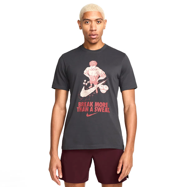CAMISETA DEPORTIVO MASCULINO NIKE DRI-FIT LYKYK FITNESS MANGAS CORTAS