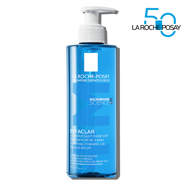 GEL LIMPIADOR FACIAL LA ROCHE POSAY EFFACLAR GEL ESPUMOSO PURIFICANTE 400ML