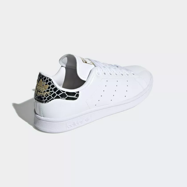 CALZADO CASUAL FEMENINO ADIDAS STAN SMITH BLACK SNAKESKIN