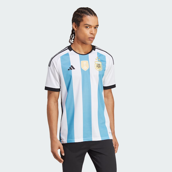 CAMISETA DEPORTIVO MASCULINO ADIDAS AFA ARGENTINA 22 GANADORES
