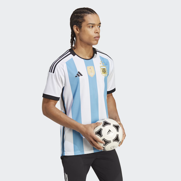 CAMISETA DEPORTIVO MASCULINO ADIDAS AFA ARGENTINA 22 GANADORES