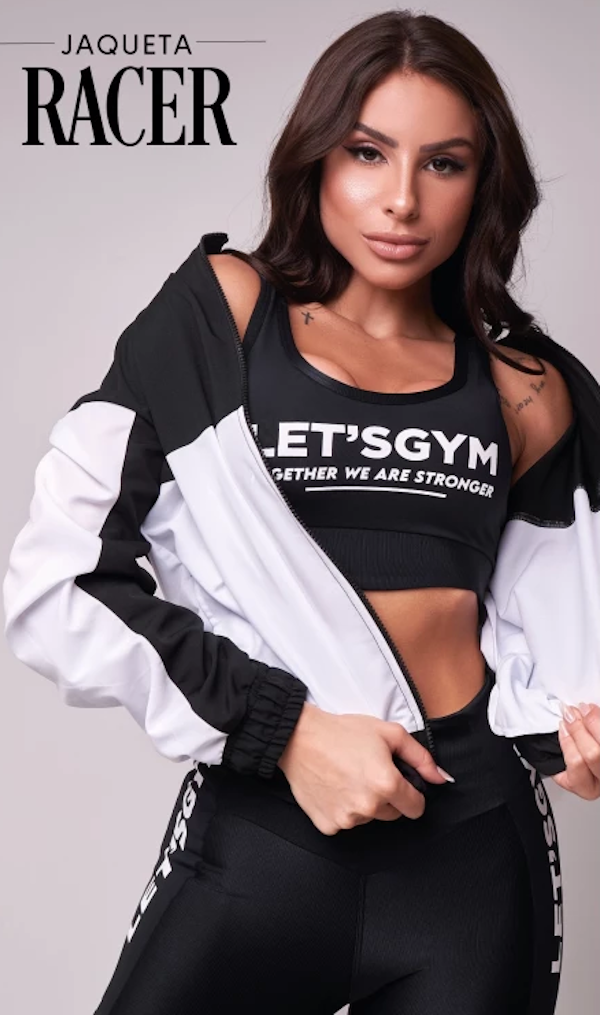 CHAQUETA DEPORTIVO FEMENINO LET’S GYM RACER
