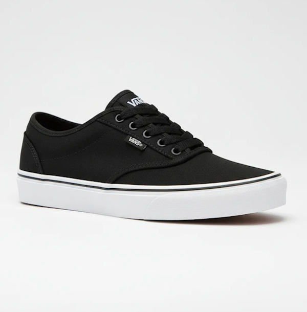 CALZADO CASUAL MASCULINO VANS ATWOOD BLACK/ WHITE