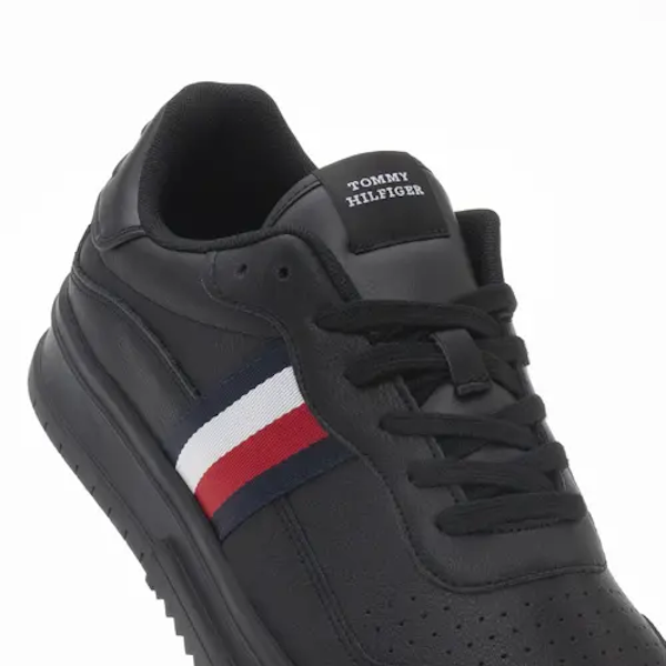 CALZADO CASUAL MASCULINO TOMMY HILFIGER SUPERCUP LEATHER STRIPES