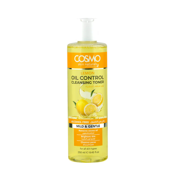 TÓNICO LIMPIADOR FACIAL COSMO OIL CONTROL LEMON 250ML