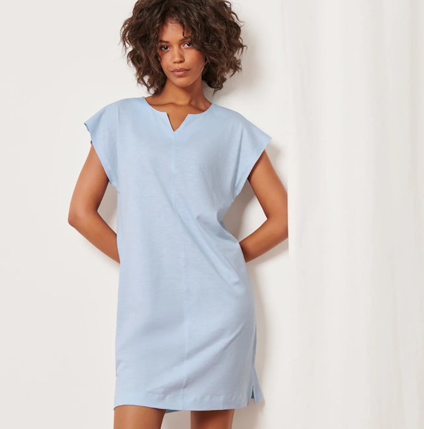 CAMISÓN FEMENINO TCHIBO NACHTHEMD MANGAS CORTAS