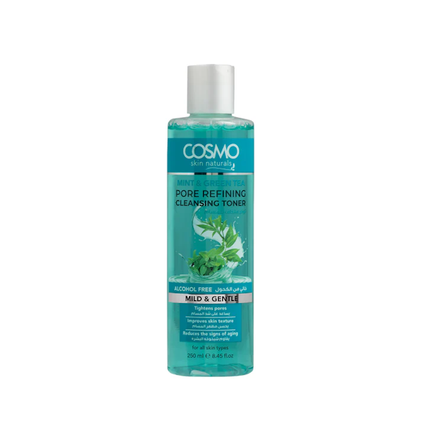 TÓNICO LIMPIADOR FACIAL COSMO PORE REFINING MINT &amp; GREEN TEA 250ML