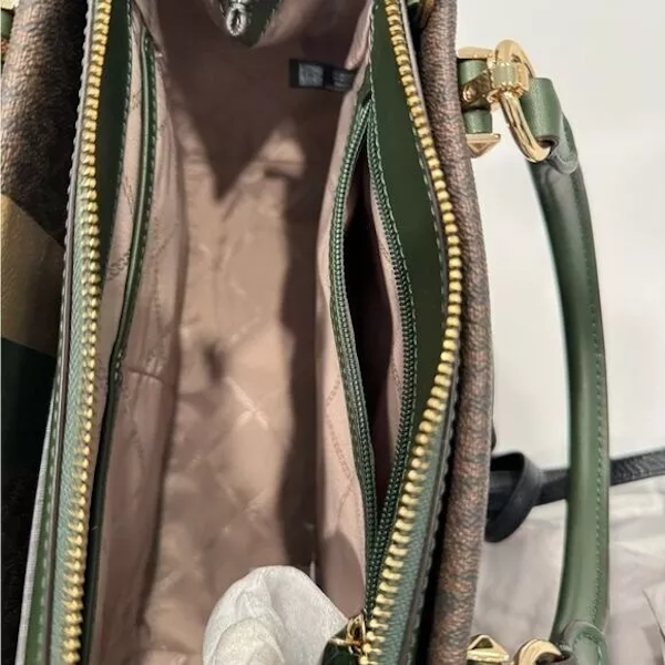 BOLSO BANDOLERA FEMENINO MICHAEL KORS MARILYN MEDIANO MULTI VERDE