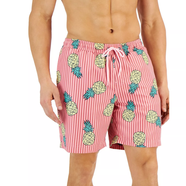 BAÑADOR MASCULINO CLUB ROOM PINEAPPLE STRIPES