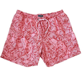BAÑADOR MASCULINO CLUB ROOM PINK RED PALM LEAVES