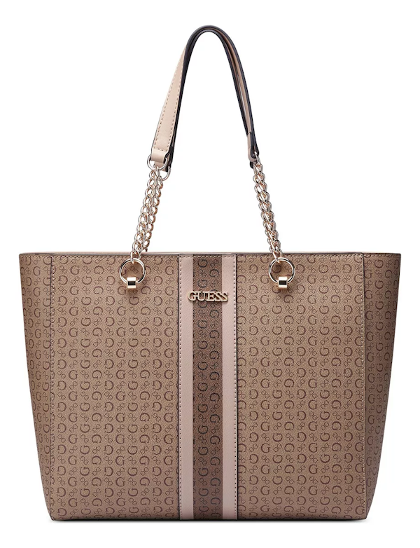BOLSO FEMENINO GUESS FACTORY TOTE CAFÉ