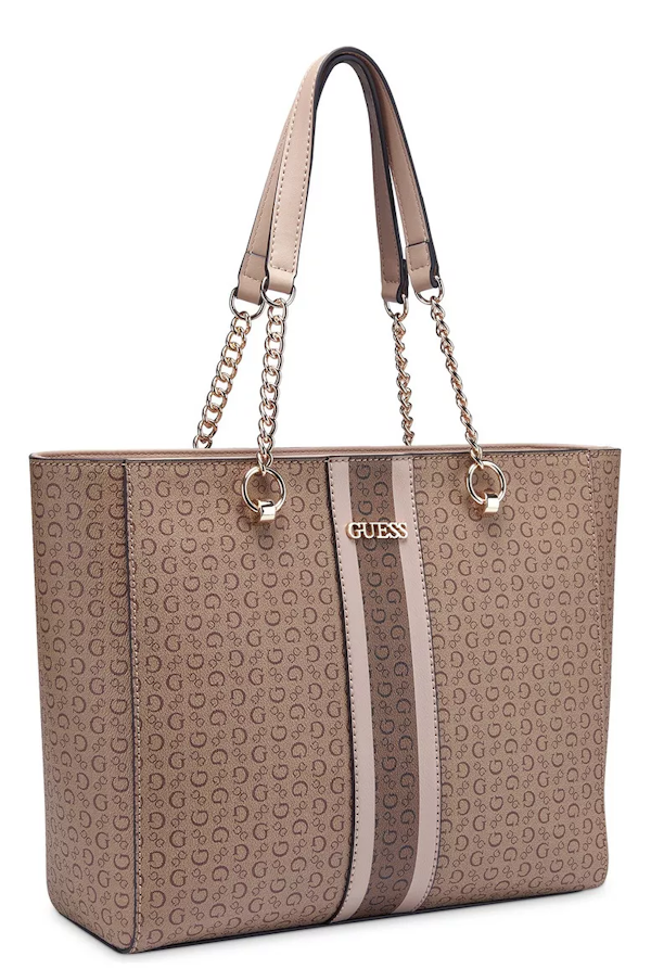 BOLSO FEMENINO GUESS FACTORY TOTE CAFÉ