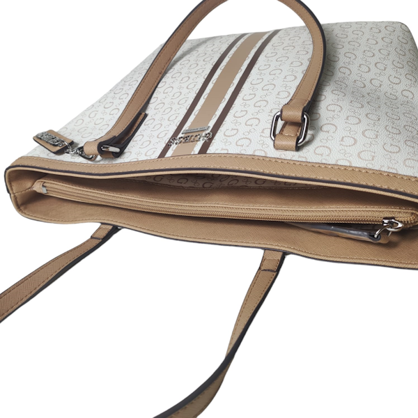 BOLSO FEMENINO GUESS TOTE MULTI BLANCO
