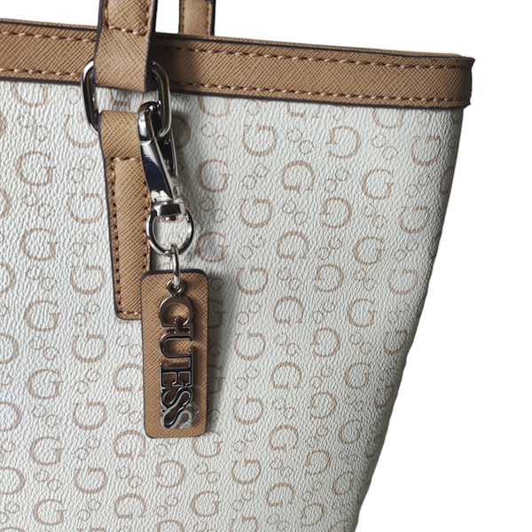 BOLSO FEMENINO GUESS TOTE MULTI BLANCO