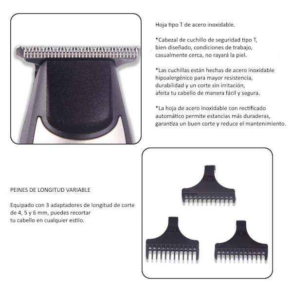 CORTA PELO ELÉCTRICO DSP HAIR CLIPPER PROFESIONAL