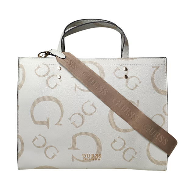 BOLSO FEMENINO GUESS TOTE MULTI BLANCO