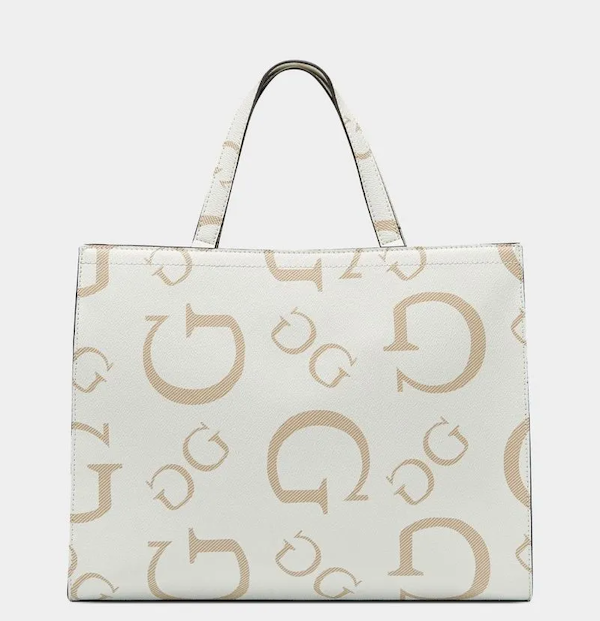 BOLSO FEMENINO GUESS TOTE MULTI BLANCO